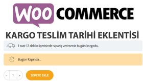 Ben, woocommerce kargo süresi eklentisi yaparım