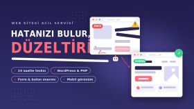 web sitenizdeki hataları çok hızlı şekilde düzeltebilirim