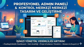 modern hızlı ve güvenli admin paneller geliştiririm