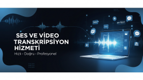 sesleri ve videoları transkribe edebilirim