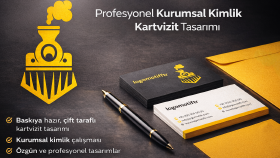 firmanıza özel kurumsal kimlik&kartvizit tasarımı hazırlarım