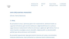 Kurumsal Teknik Dokümantasyon ve Süreç Yönetimi Çalışmaları