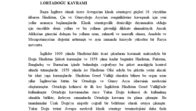 DÖRT BAŞLIKTA ORTADOĞU
