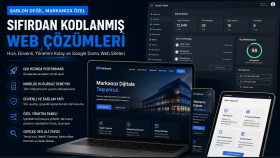 işletmenize özel dinamik web sitesi geliştiririm