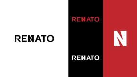 Renato elektrik firması için yapılan logo tasarımı