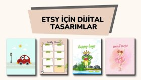 Etsy dijital duvar tasarımı yaparım