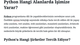 İş örneğim