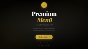 Premium Qr menü sistemi