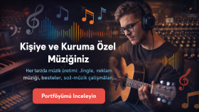her tarzda profesyonel müzik hazırlıyorum