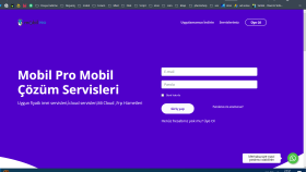 Servis satış sitesi.