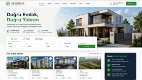 Modern ve Profesyonel Emlak İlan Platformu