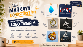 güçlü marka kimliği için profesyonel logo tasarlarım