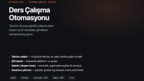 Takvimden Günlük Plan Üreten Otomasyon - Bash ve API
