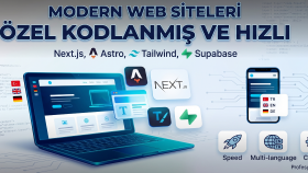 ihtiyacınıza özel modern web sitesi yaparım