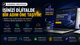 profesyonel ve mobil uyumlu kurumsal web sitesi hazırlarım