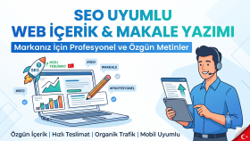 web siteniz için SEO uyumlu profesyonel içerikler yazarım