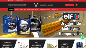 Madeni Yağ Market Projesi