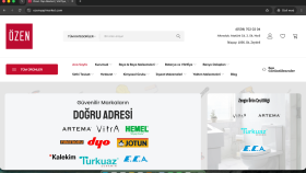 Özen Yapı Market E-Ticaret Sitesi