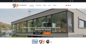 Gülak PVC - 3 Dilli Kurumsal Web Sitesi