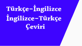 İngilizce çeviri yapabilirim