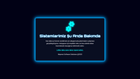 Bakım zamanlarında kullanıcıyı bilgilendiren bakım sistemi