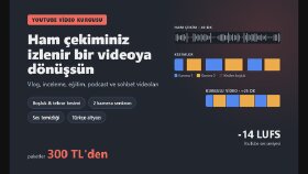 YouTube videolarınızı akıcı ve profesyonel kurgularım