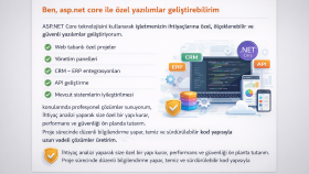 sizler için aspnetcore yazılımları yapabilirim