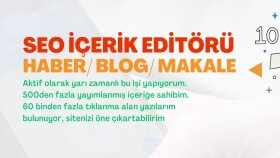size imla, noktala ve SEO kuralları uyan yazılar yazabilirim
