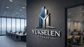 Yükselen İnşaat Logo Tasarımı