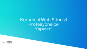 kurumsal ve mobil uyumlu web siteleri geliştiriyorum