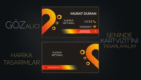 Şık tasarımlarla kartvizit sahibi ol