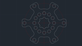 AutoCad ile Makine Parçası Çizimi