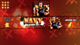 Navy Gamer TV Youtube Tasarımı