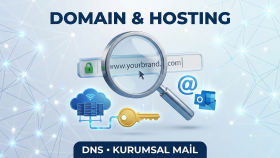 Domain, Hosting Yönetimi ve Kurumsal Mail Kurulumu