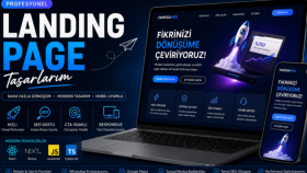 profesyonel landing page tasarlarım