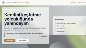 Psikolog Kişisel Websitesi