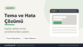 Shopify mağazanızdaki küçük tema hatalarını düzeltirim