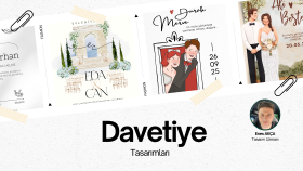davetiye tasarımları yaparım
