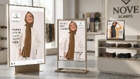 Nove Scarfs İçin Minimalist Moda Banner ve Görsel Tasarımı