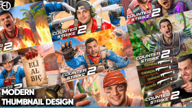 modern thumbnail tasarlarım
