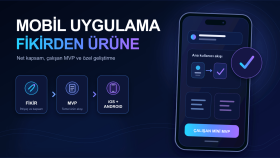 iOS veya Android için mobil uygulama geliştiririm