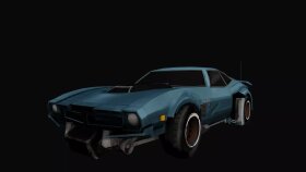 Stylized Muscle Car Low Poly Game Ready