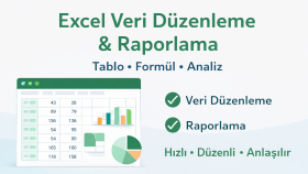 Excel’de veri düzenleme, analiz ve raporlama yapıyorum