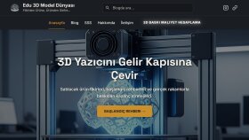 İçerik & Blog Platformu - 3D Baskı Temalı