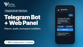ödeme ve yönetim panelli özel Telegram botu geliştiririm