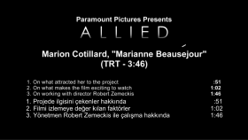 Allied - Film Hakkında Röportaj