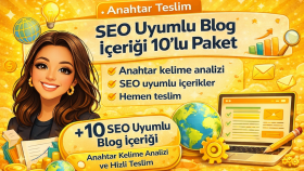 web siteniz için SEO uyumlu yazılar yazarım
