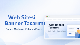 Web Sitesi için Statik Banner Tasarımı