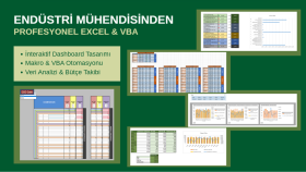 endüstri mühendisi gözüyle Excel otomasyon ve VBA yaparım