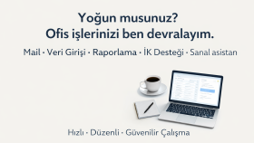 arka plan ofis desteği sağlarım